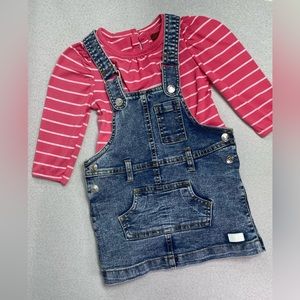 7 for all mankind Denim Overall Dress | 12 months